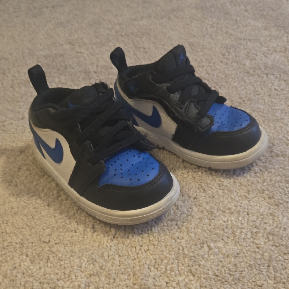 Nike Kids' Sneakers in Black, Blue, and White